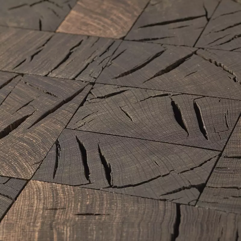 Bois de bout- choix recuperation - sur mesure - vue ambiance - carresol