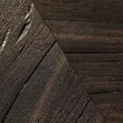 Point de Hongrie Semi-Massif Bog Oak - choix recuperation - 15x90x600 - vue de profil 02 - carresol