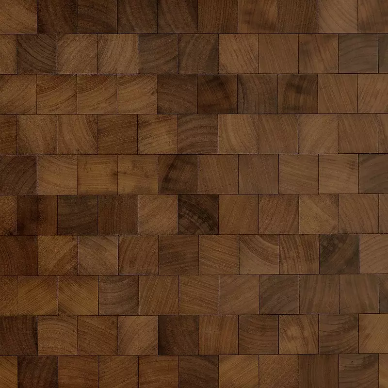 Paves de Paris Vintage Iroko Massif Huile Invisible - 11.5x210x525 - choix select - vue de face - carresol
