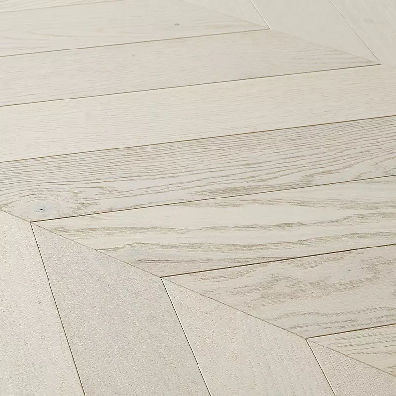 Point de Hongrie Chene Contrecolle Snow - 14x92x600 - choix confort - vue de profil - carresol