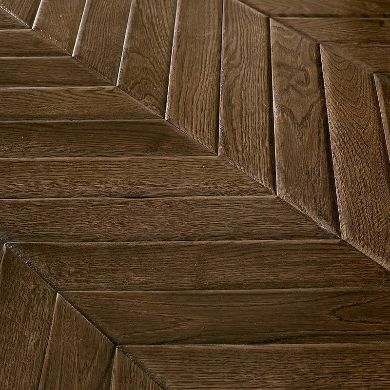 Point de Hongrie Chene Semi-Massif Terra - 14x65x350 - Choix select - Vue de profil - Carresol