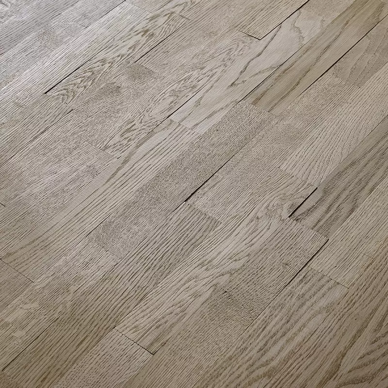 Parquet Planchette Chene Massif Brut - 10x50x250 - Choix Premier - Vue de profil - Carresol