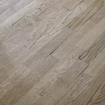 Parquet Planchette Chene Massif Brut - 10x50x250 - Choix Premier - Vue de profil - Carresol